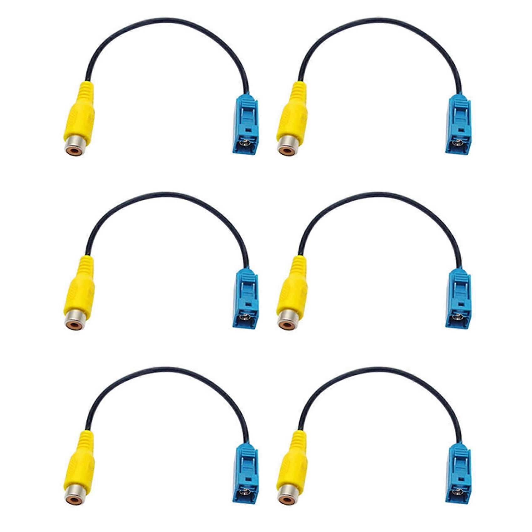 3X Fakra Reversing AV-IN Camera Video Connection Cable Parking Adapter - Fakra to Video Cable Adapte