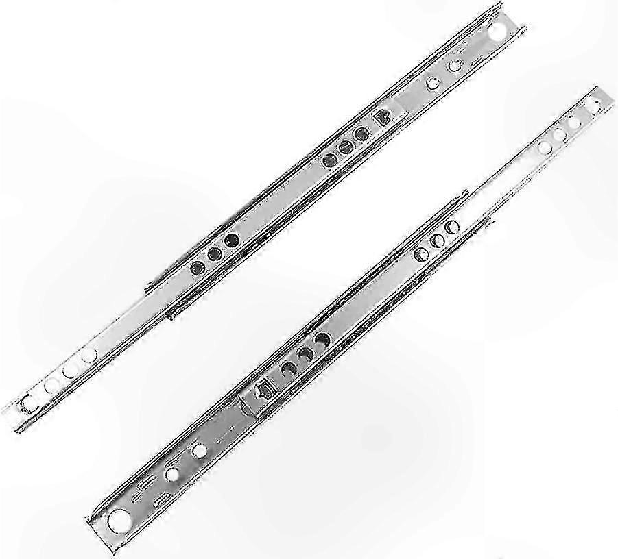 17mm Drawer Rails with Metal Ball Bearings - Set of 2 Pieces