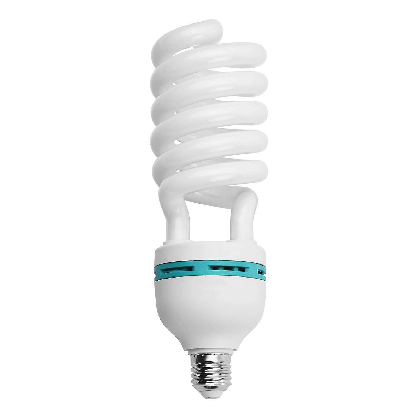 Spiral Fluorescent Light Bulb 135W E27 Daylight 5500K Energy Saving Ideal for Studio Photography and Video Lighting