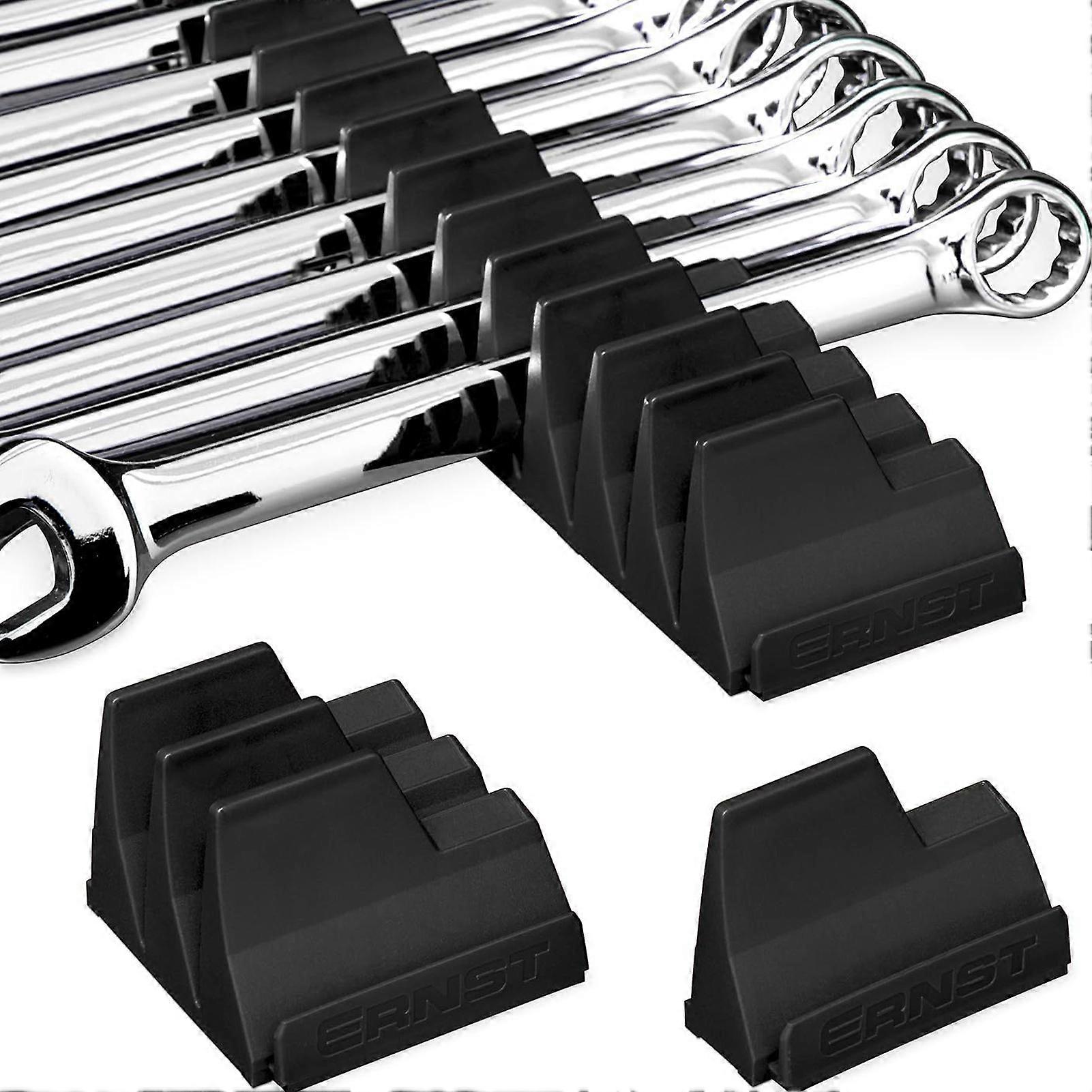 Plastic Wrench Organizer Tray Set For Tool Box Storage Magnetic Tool Holder Strip Spanner Organiser