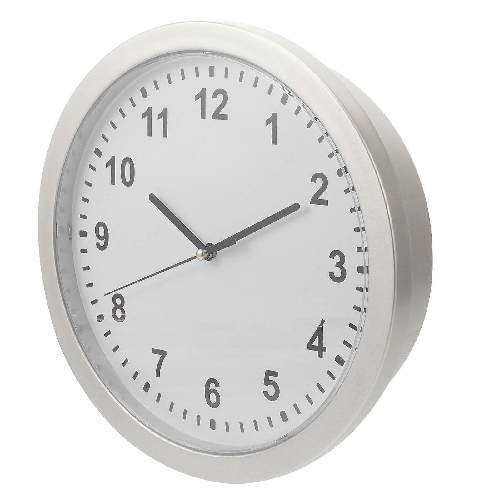 White Plastic Secret Compartment Clock Key Hider for Key Storage