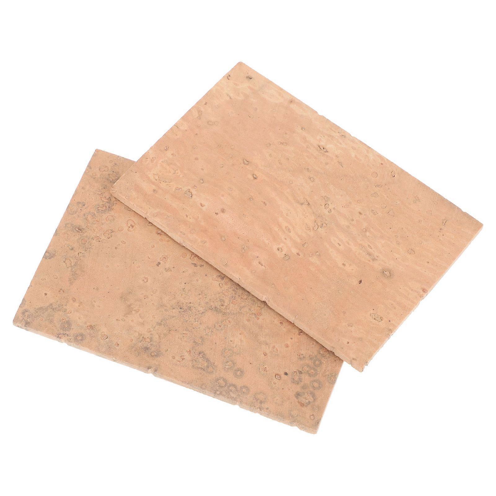 Saxophone Cork Sheet Clarinet Cushions Pads with Adhesive 4Pcs Set