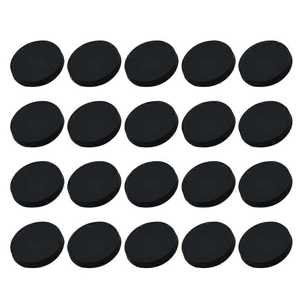 Clothes Buttons Metal Coat Flat Buttons for Sewing 30Pcs Black Alloy