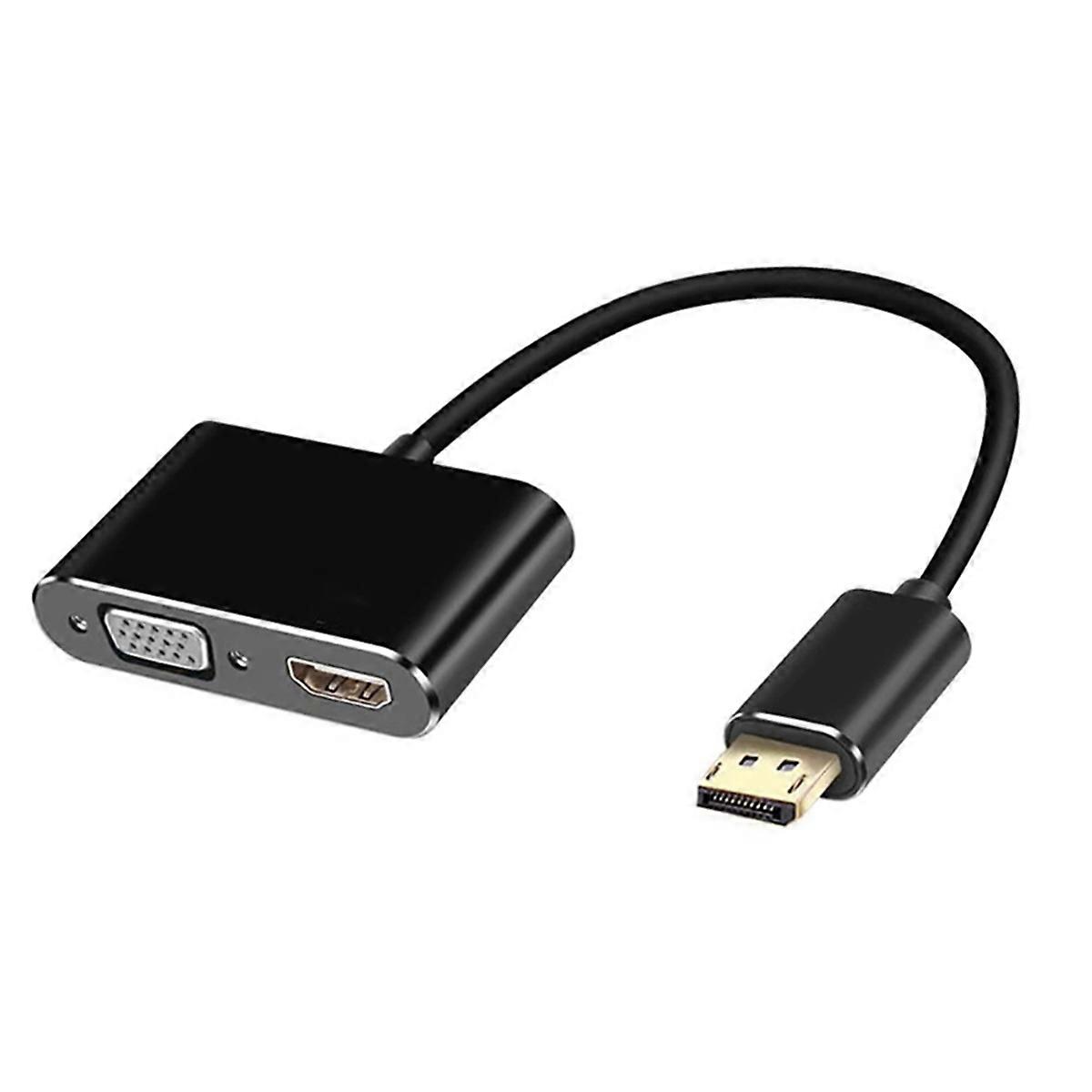 Stacja dokująca DP zgodna z VGA 2 w 1 ze stopu aluminium
