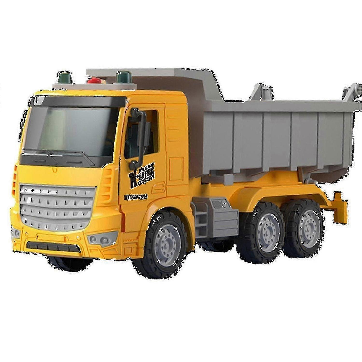 Children's Large Mixer Inertia Toy Car Dumper Concrete Engineering Vehicle Cement Tanker Simulation Model Car