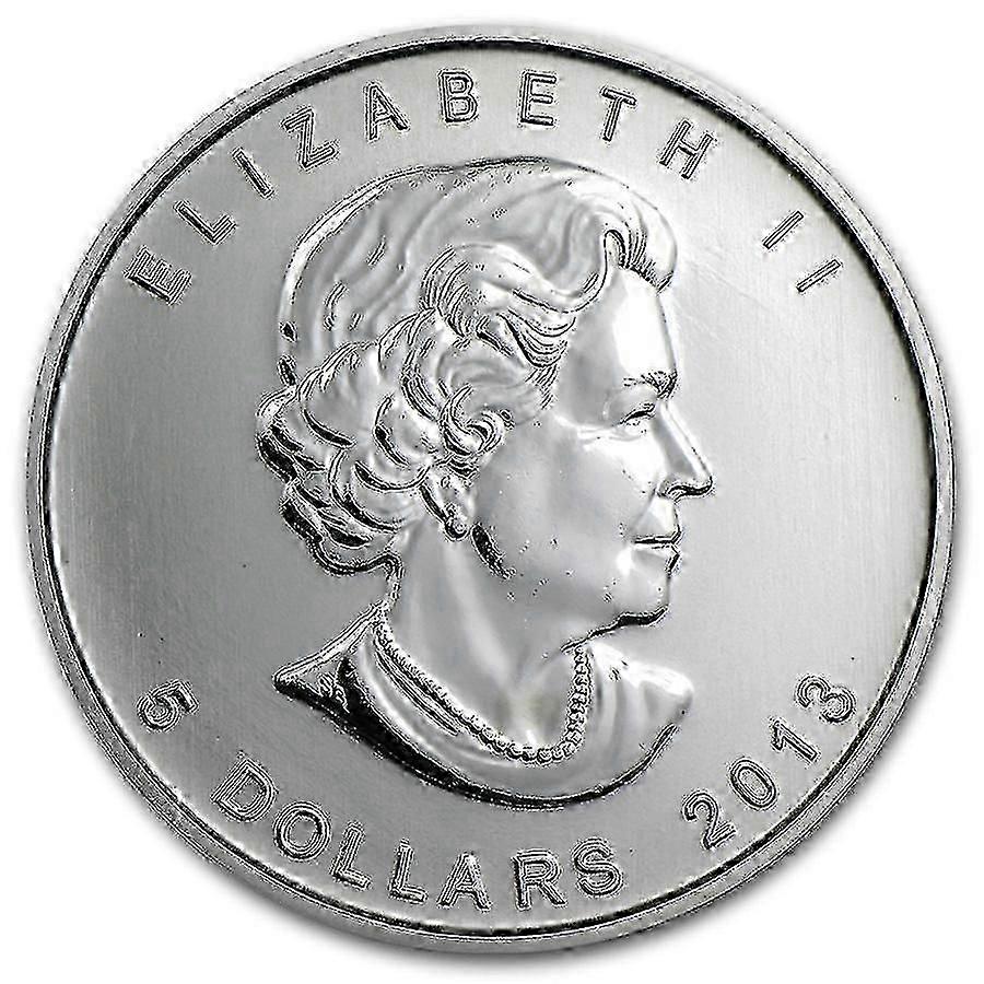 Canada 2013 Maple Leaf Commemorative Coin Silver-plated Commemorative Coin Maple Leaf Silver Coin Handicraft