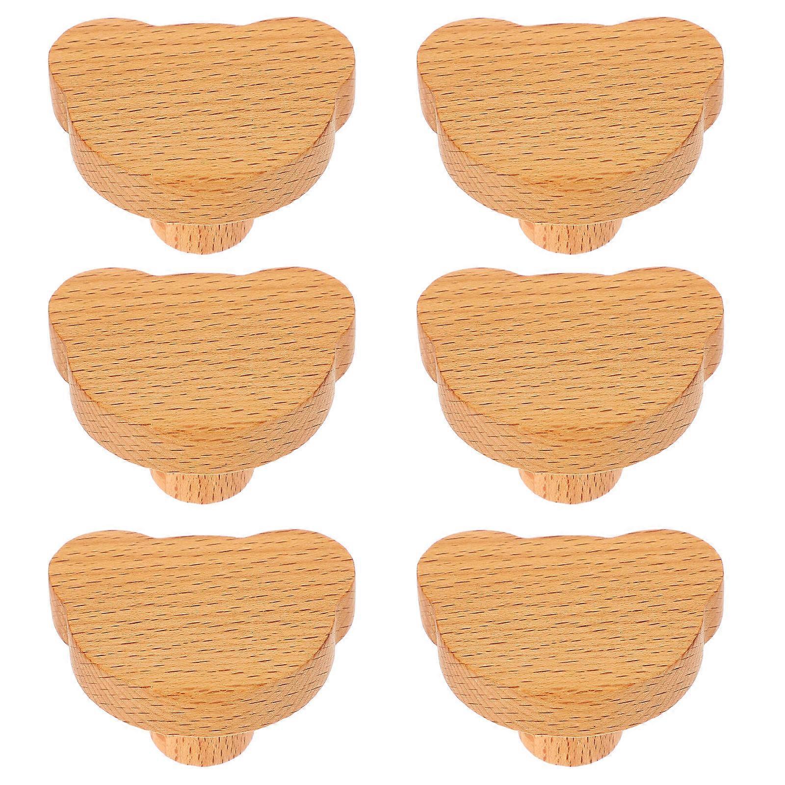 Wooden Animal Cabinet Knobs Drawer Pull for Home Use 30Pcs Set