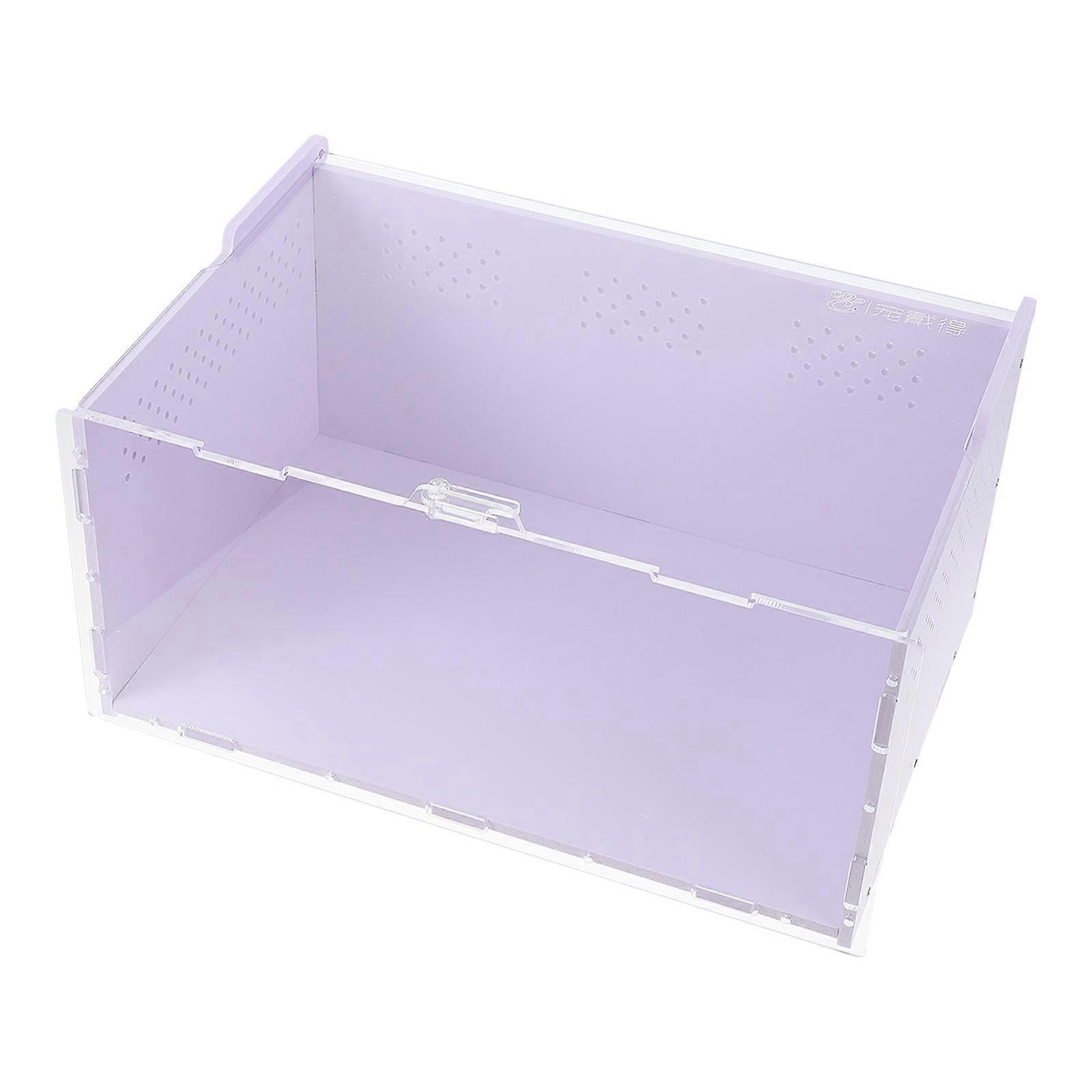 Mangeoire à insectes grimpants en acrylique pour animaux de compagnie, 2 pièces, usage domestique