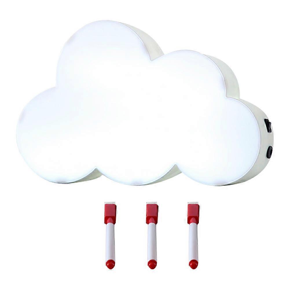 Home Decor LED Cartoon Cloud Shape Message Lamp for 2Pcs Night Lamp