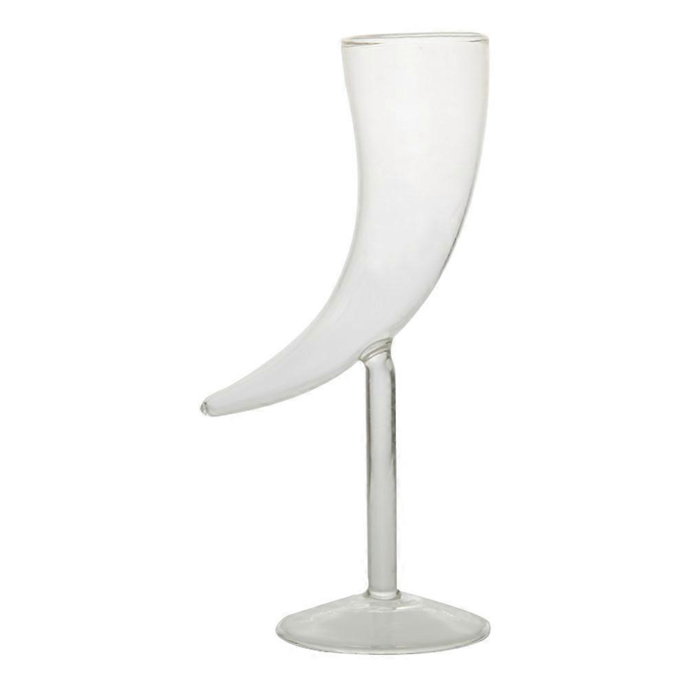 Transparent Cup Creative Glass Cup For Home Use Crescent Moon Shaped Design Wide Range Of Uses 1Set