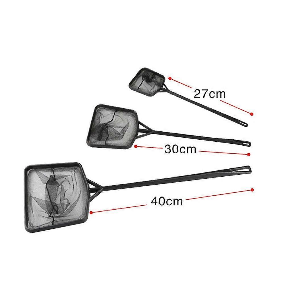 Fishing Accessories Kit Long Handle Nylon Net Black 3Pcs