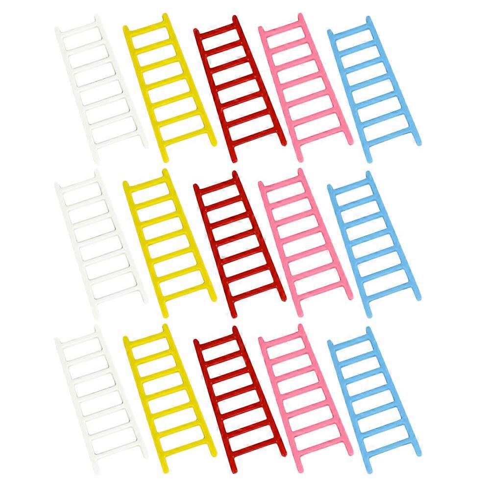 Plastic Miniature Ladders for Cake Decoration 50Pcs Set