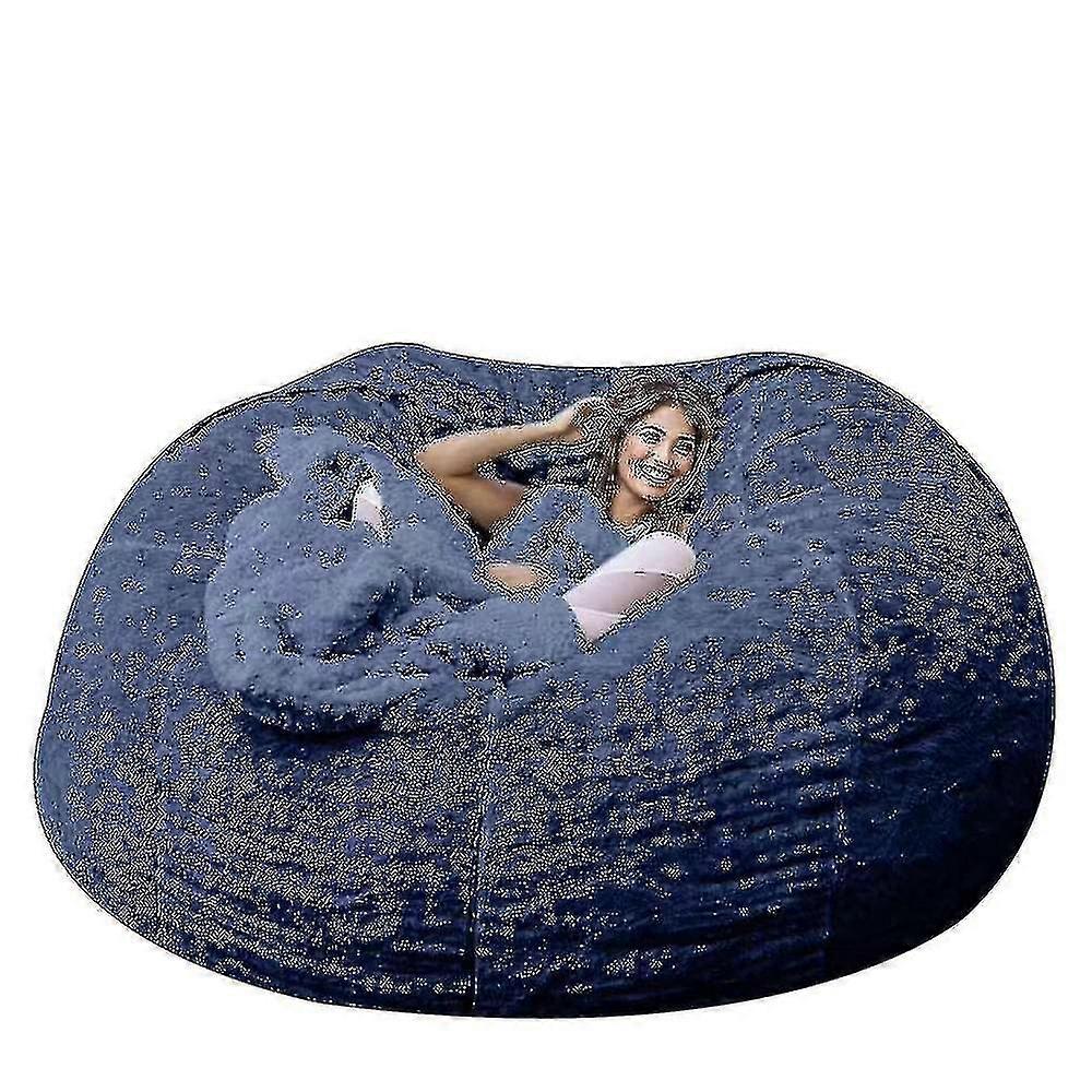 Lazy Sofa Bean Bag Artificial Fur Bean Bag Bean Sofa Excluding Fillers 2025