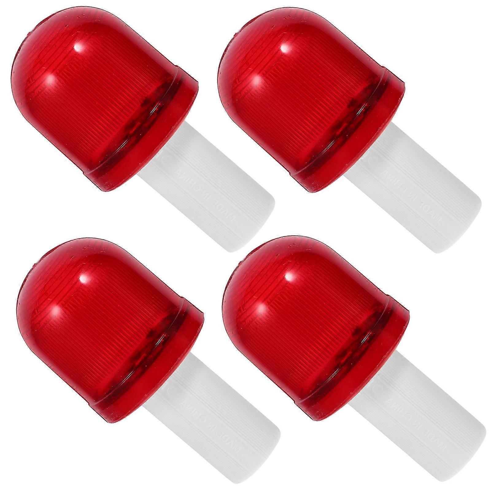 Traffic Cone Flashing Lights Safety Warning Light for Emergency 4Pcs