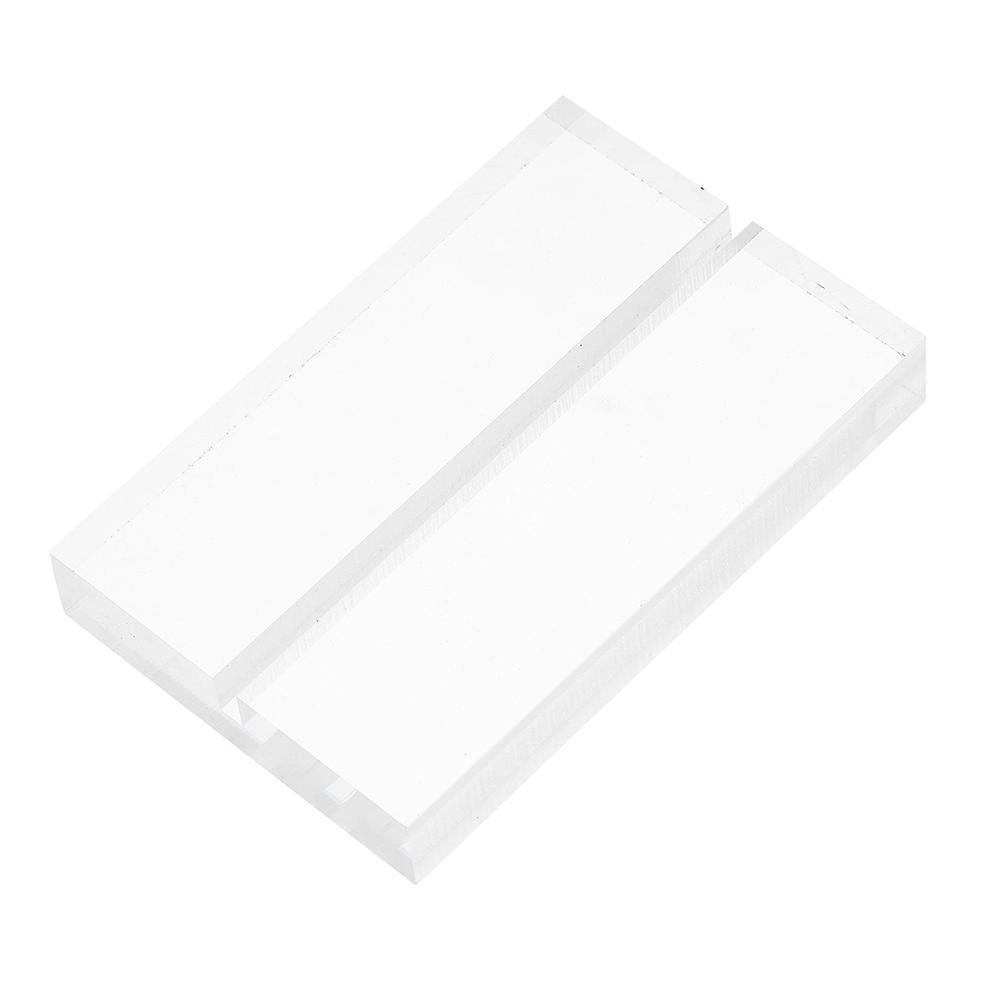 Clear Acrylic Stand Sign Holder for Holding Use 2Pcs Transparent Durable