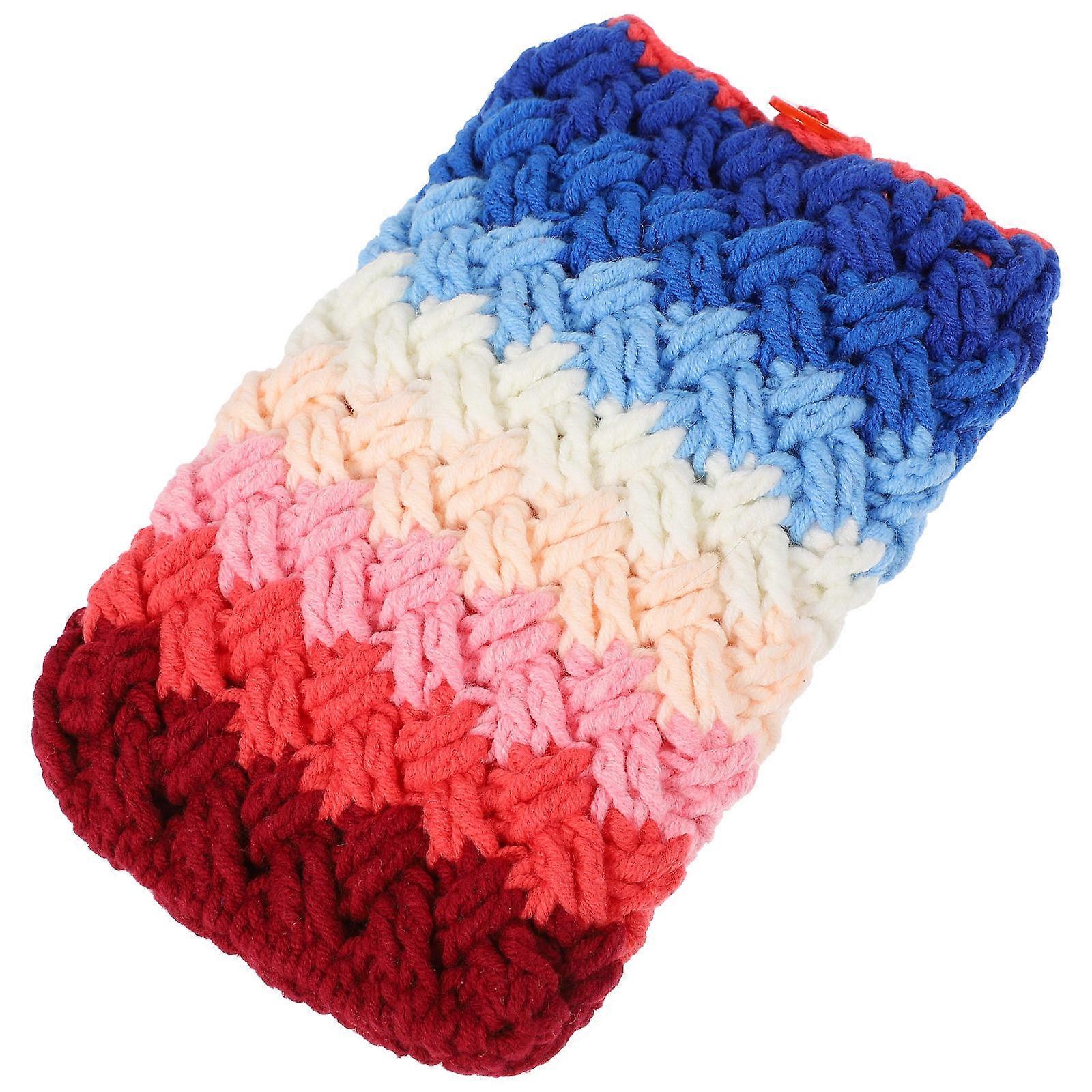 Phone Shoulder Bag Hand-Woven Mobile Phone Bag for Storage Use 2Pcs