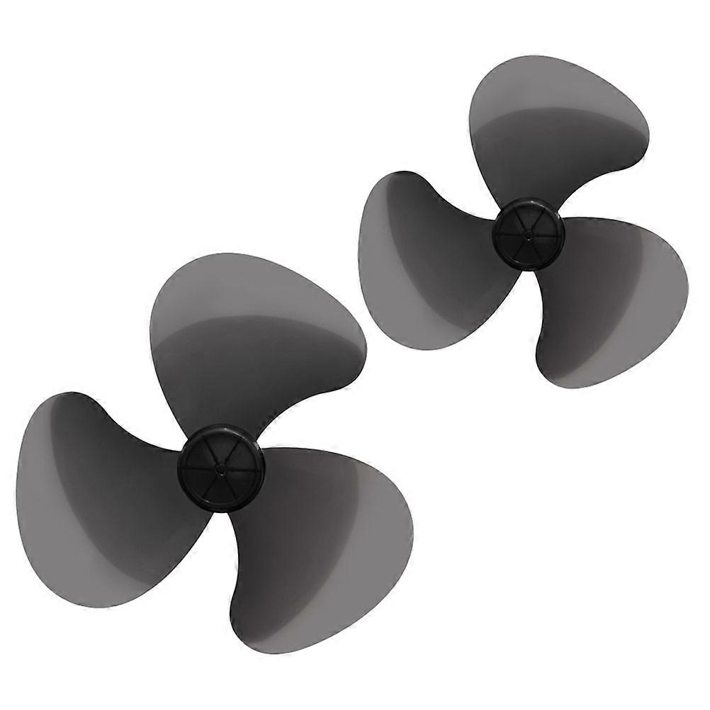 Plastic Fan Replacement for Electric Fan 4Pcs Black