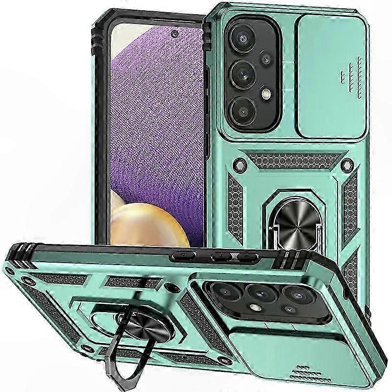 Galaxy S25 FE S24 FE S23 FE A17 A07 A56 A36 A26 A16 A06 Shockproof Case with Ring Holder & Lens Protection