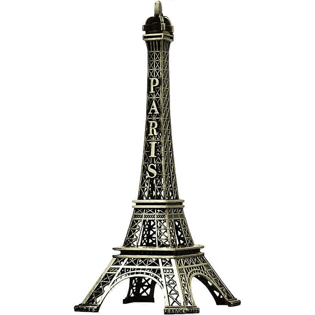 Eiffel Tower Statue Decor 3D Architectural Statue Model Simple Style 1Set