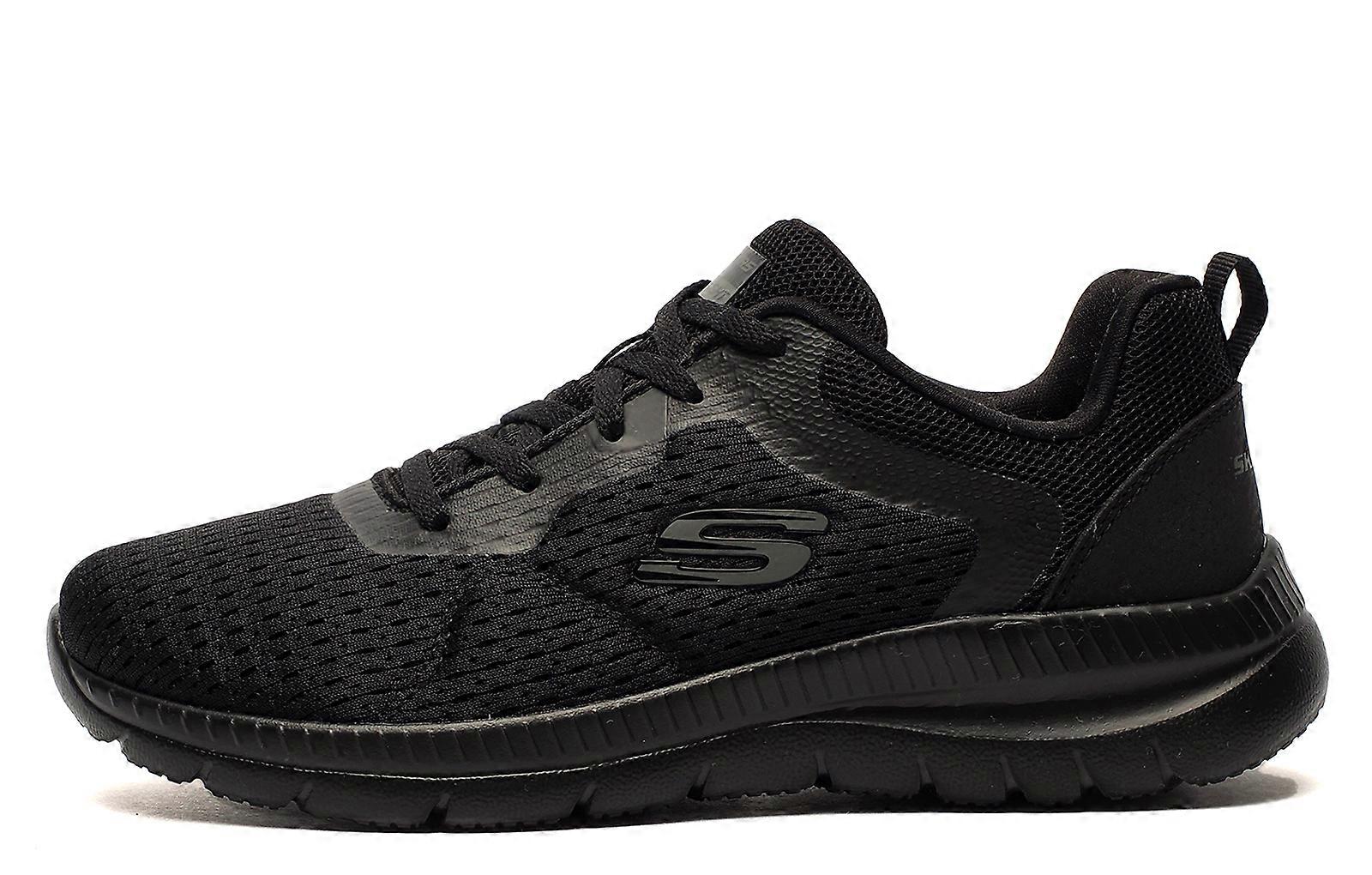 Skechers Quick Path Memory Foam Trainers Black