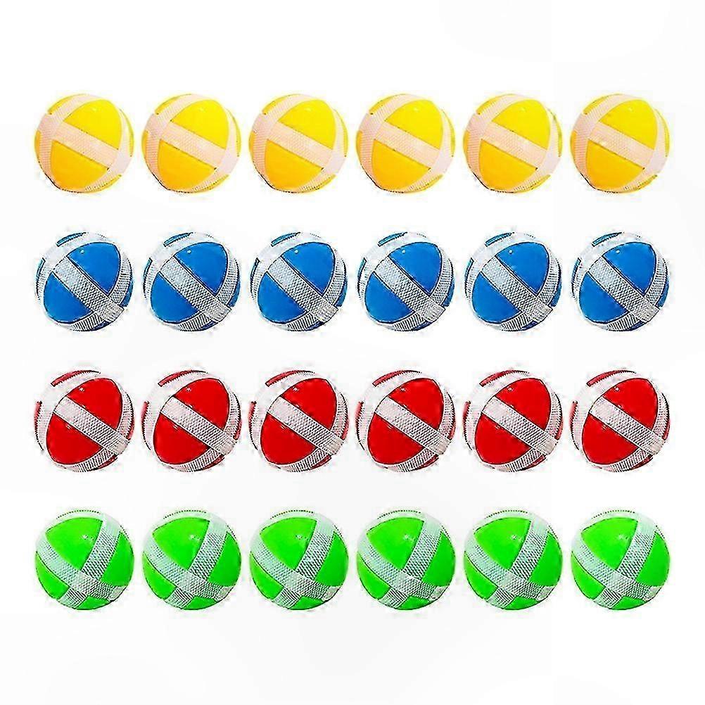 24-Pack Fabric Dart Board with Hook and Loop Balls for Fun Games