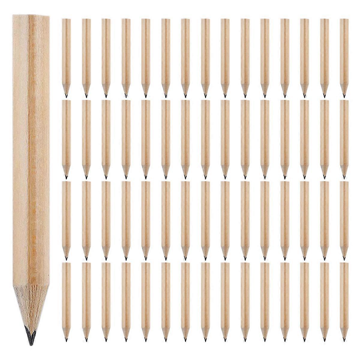 100Pcs 3.5In Beginner Writing Pencil,Students Stationery,Triangular B