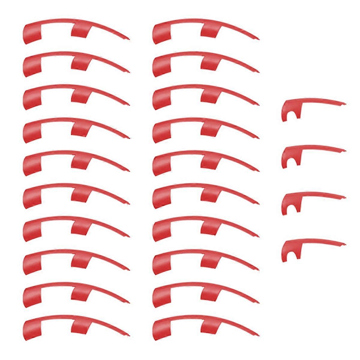 21 Inch Car Hub Cap Rim Patch For Tesla Model Y 2021-2023 Red