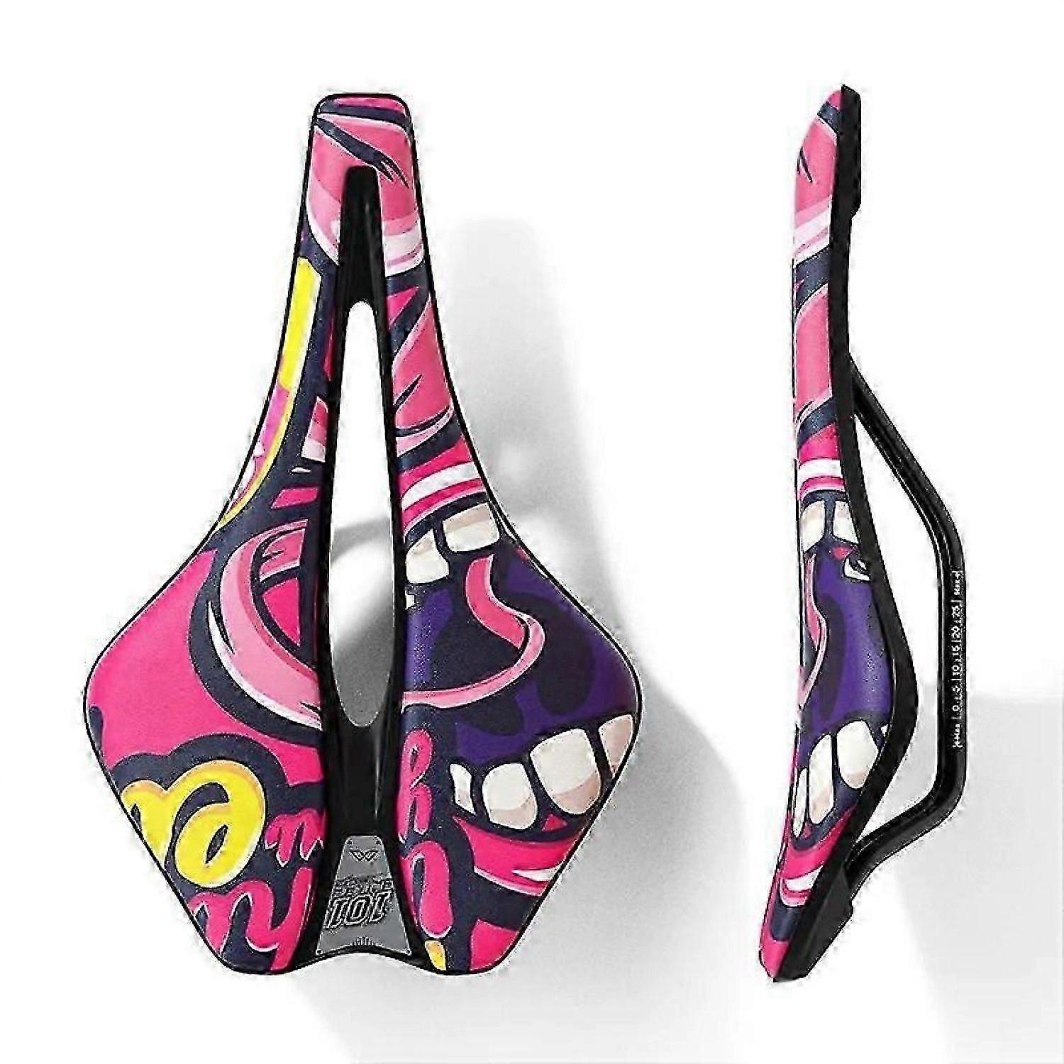 Unbrand Bike Saddle MTB Mountain Road Bike Seat Hollow Breathable Cycling Cushion Comfortable Shockp