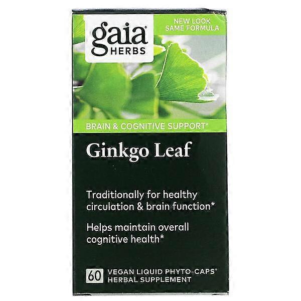 Gaia Herbs, Ginkgo Leaf, 60 Vegan Liquid Phyto-Caps