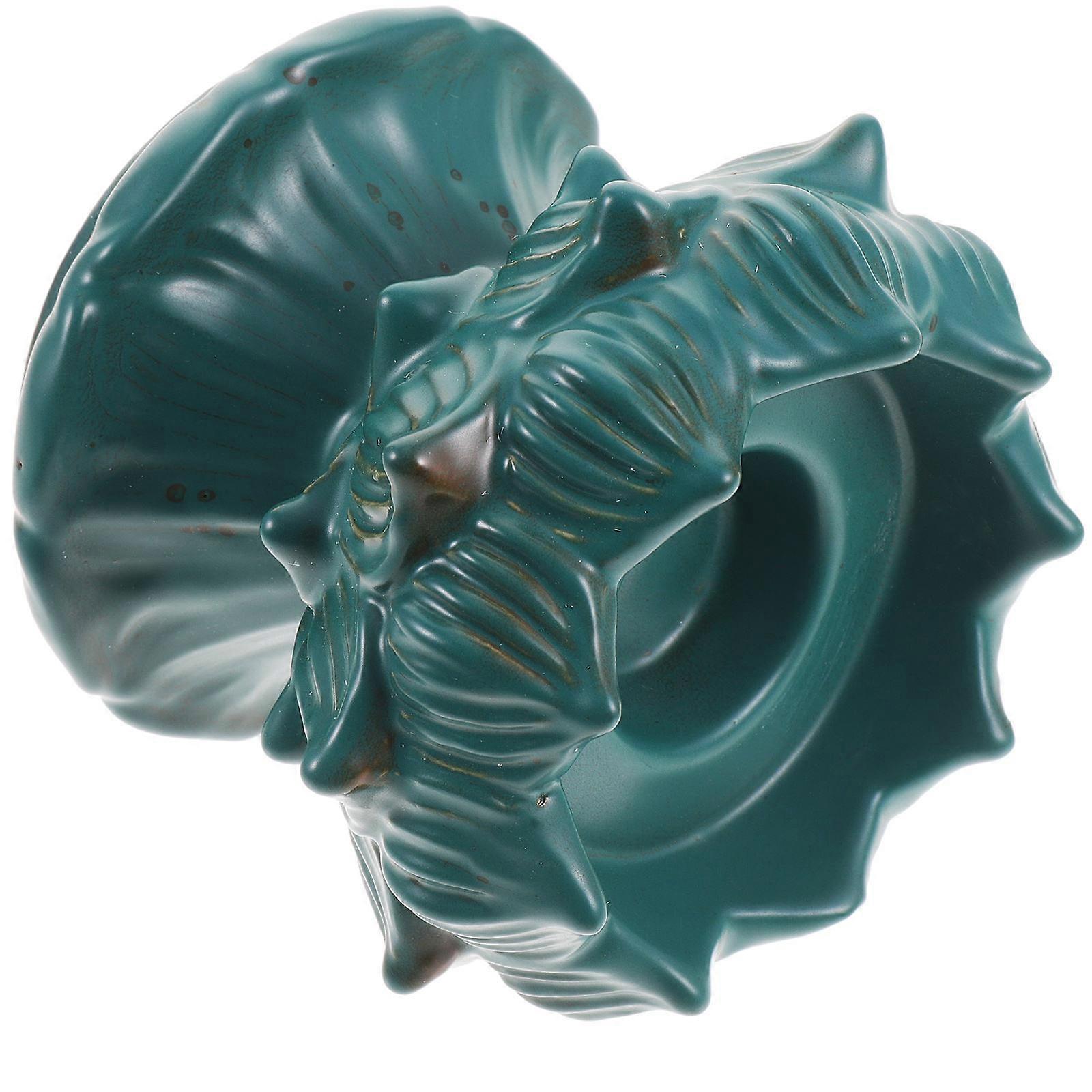 Ceramic Lotus Candle Holder Decorative Candlestick for Home 4Pcs