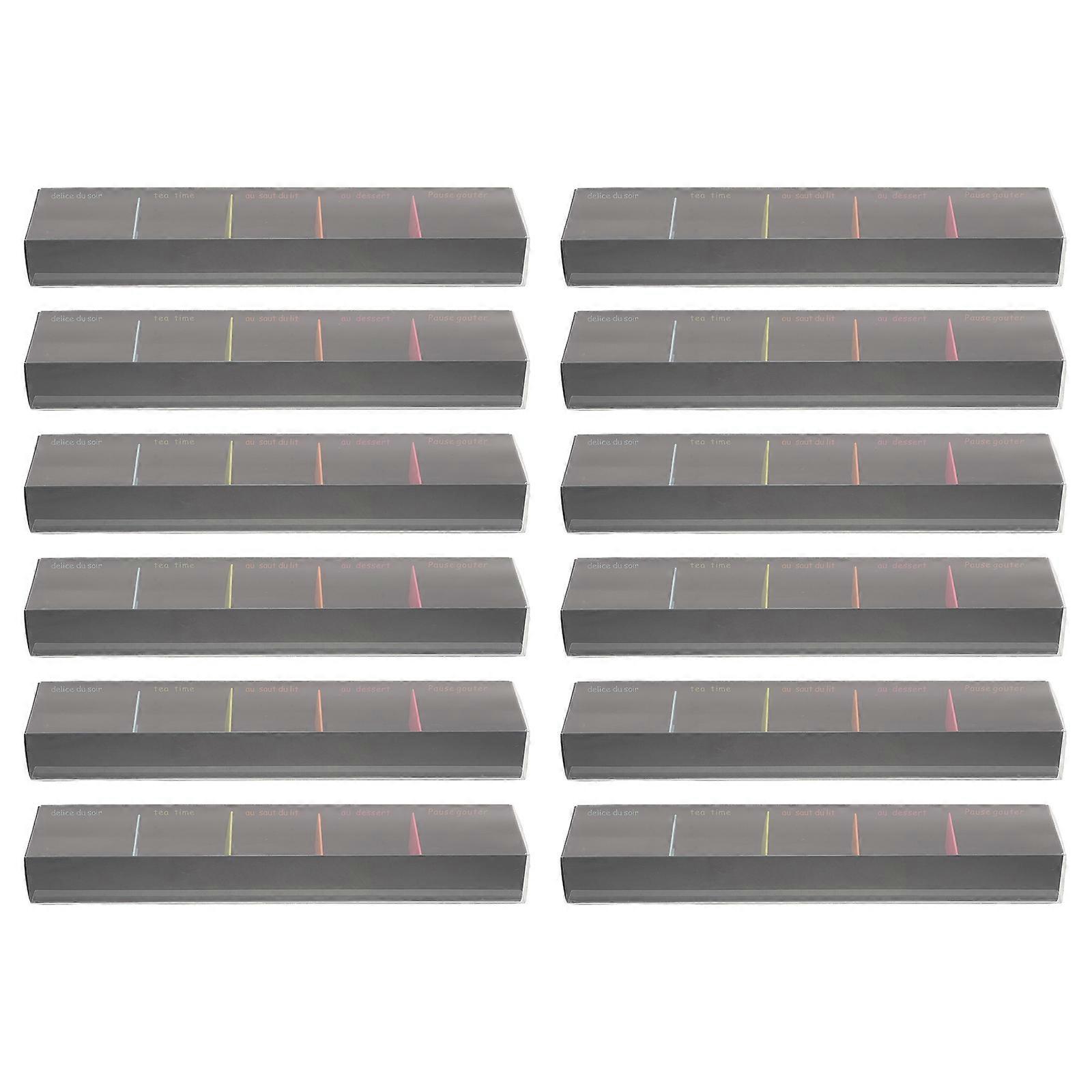 Macaron Boxes Empty Macaroon Boxes for Storage Use 12Pcs Multi Color