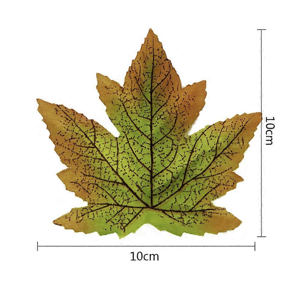 Autumn Leaves Craft 2 Packs Decoration Item Design Ideal for Birthday Parties Random Color 50Pcs