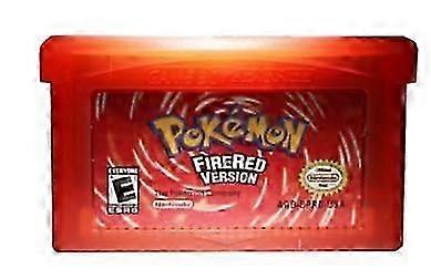 32-bit Video Game Console Card for GBA Series FIRERED VERSION one size - Gaming