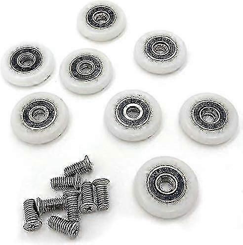 8 Shower Door Rollers Wheels Runner Pulleys Roller 25mm