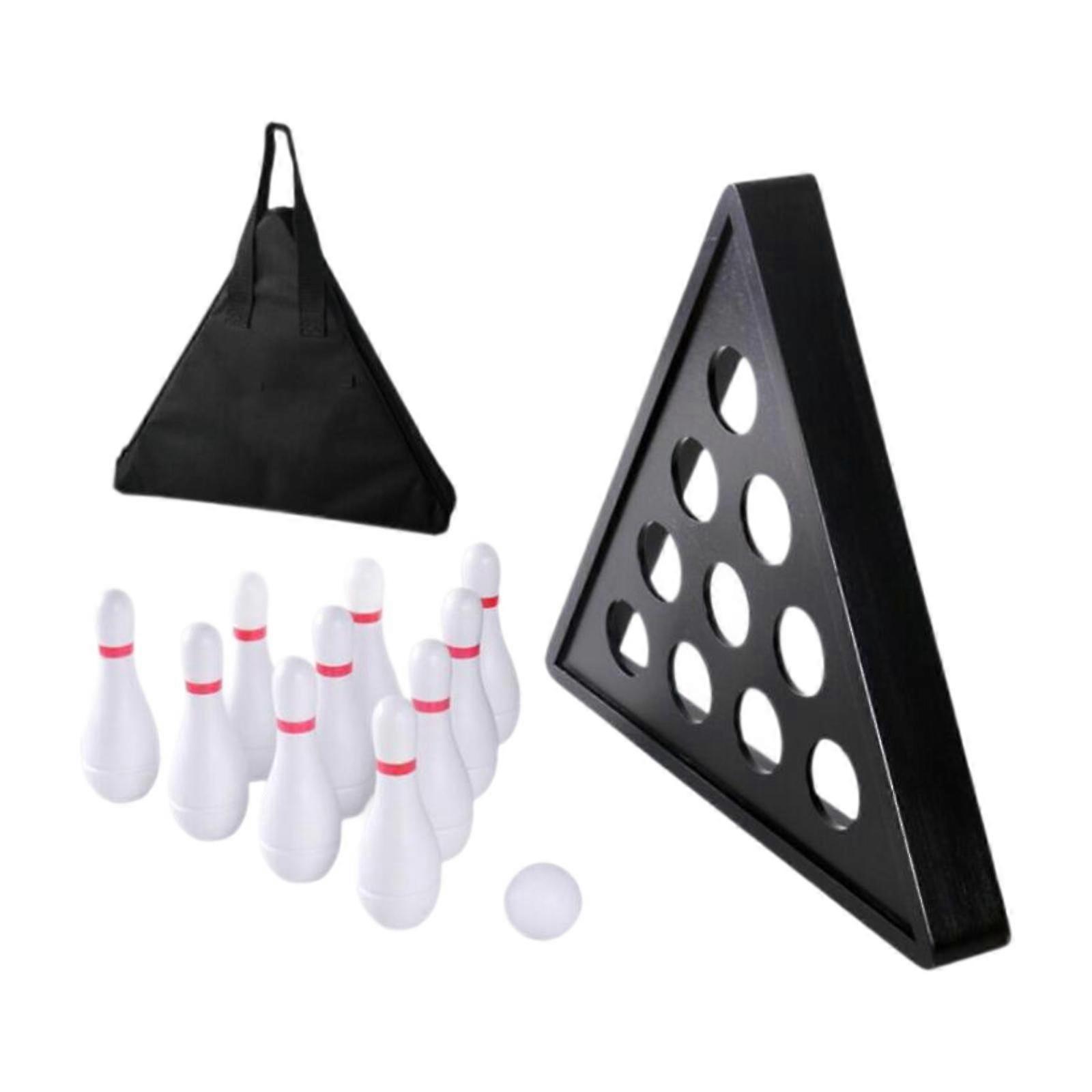 Tabletop Shuffleboard Bowling Pins Set for Parent Child Interaction Activity