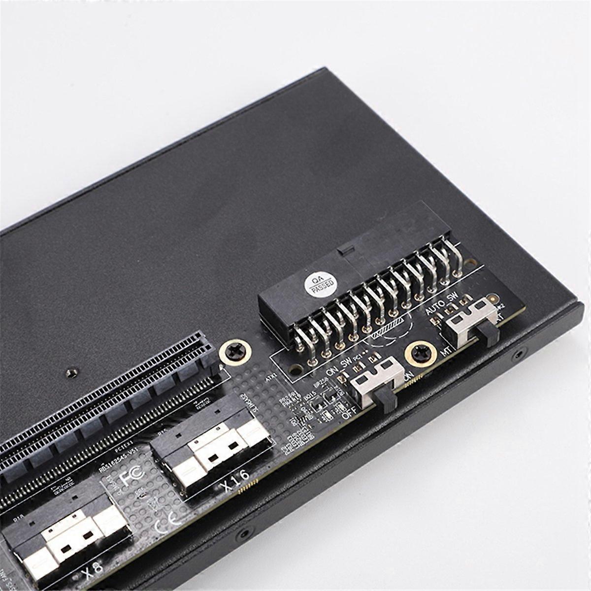 OcuLink/SlimSAS Graphics Dock W/Bracket External Graphics Card