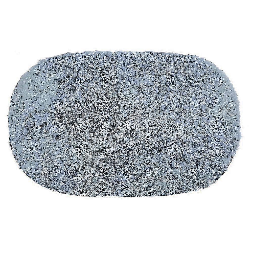 Memory Foam Bath Mat Non Slip Super Absorbent Bathroom Rug Carpet Sliver Gray (60*40)