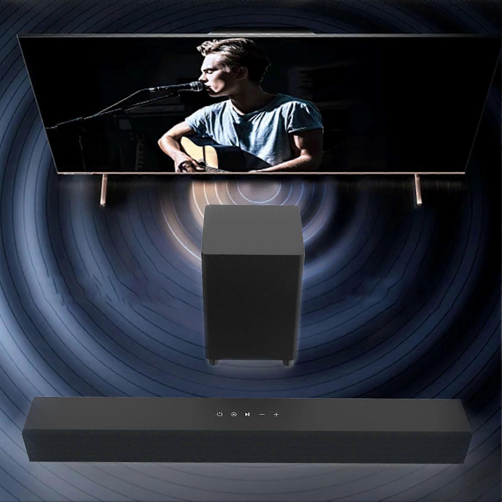 Soundbar with Subwoofer Remote Control Wireless Bluetooth 5.0 Surround Sound System for Home Theater TV AU Plug 