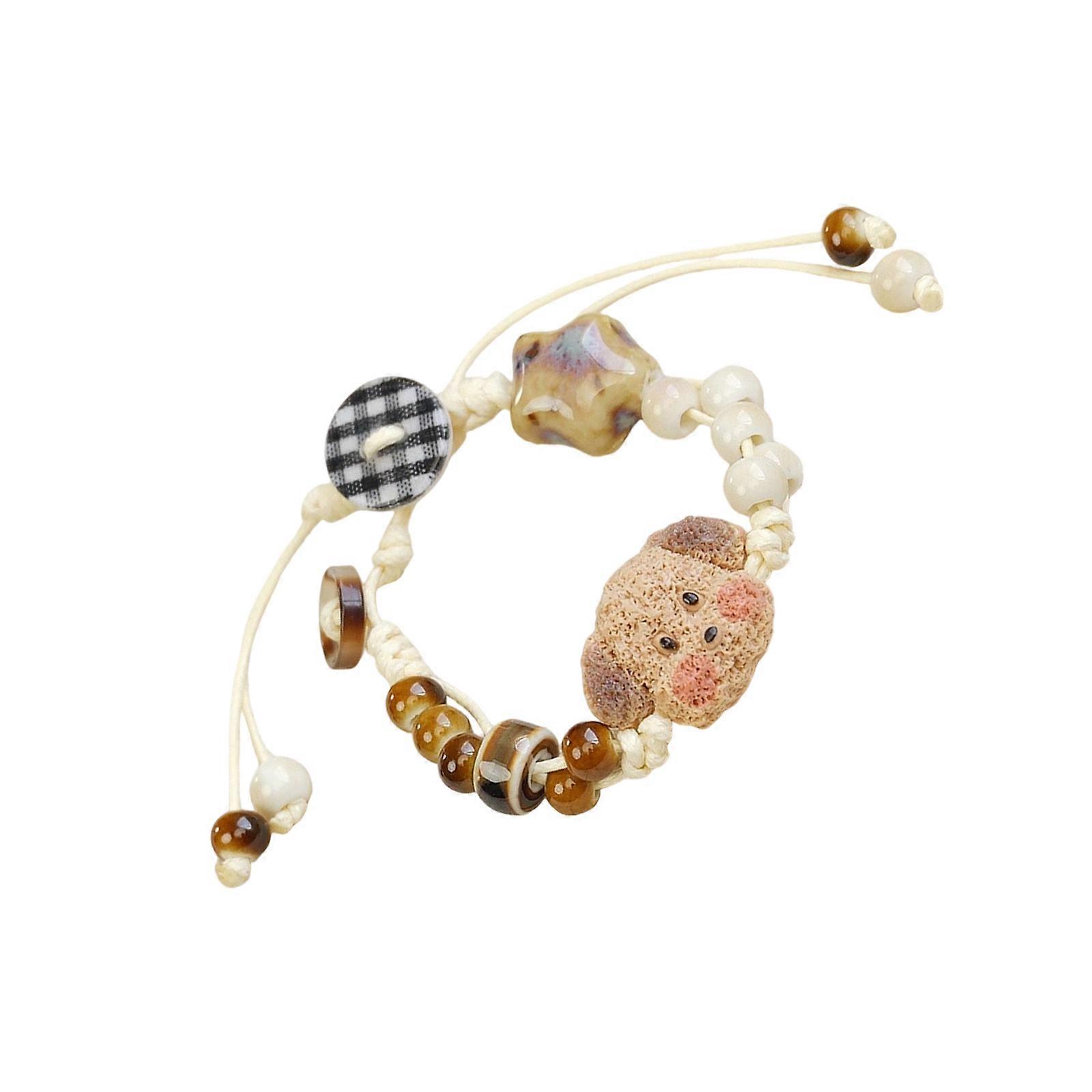 High Temperature Fired Ceramic Bracelet Smooth Front Lightweight And Sweatproof Wrist Chain Charm For Women Multicolor