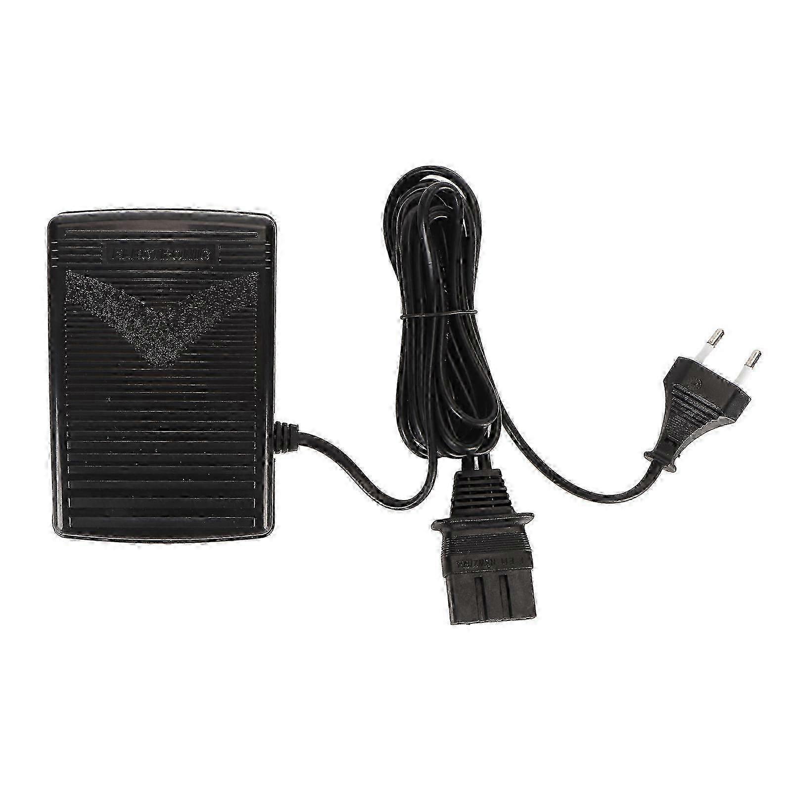 Sewing Machine Professional Replacement Foot Pedal with EU Plug Power Cable - 220V,