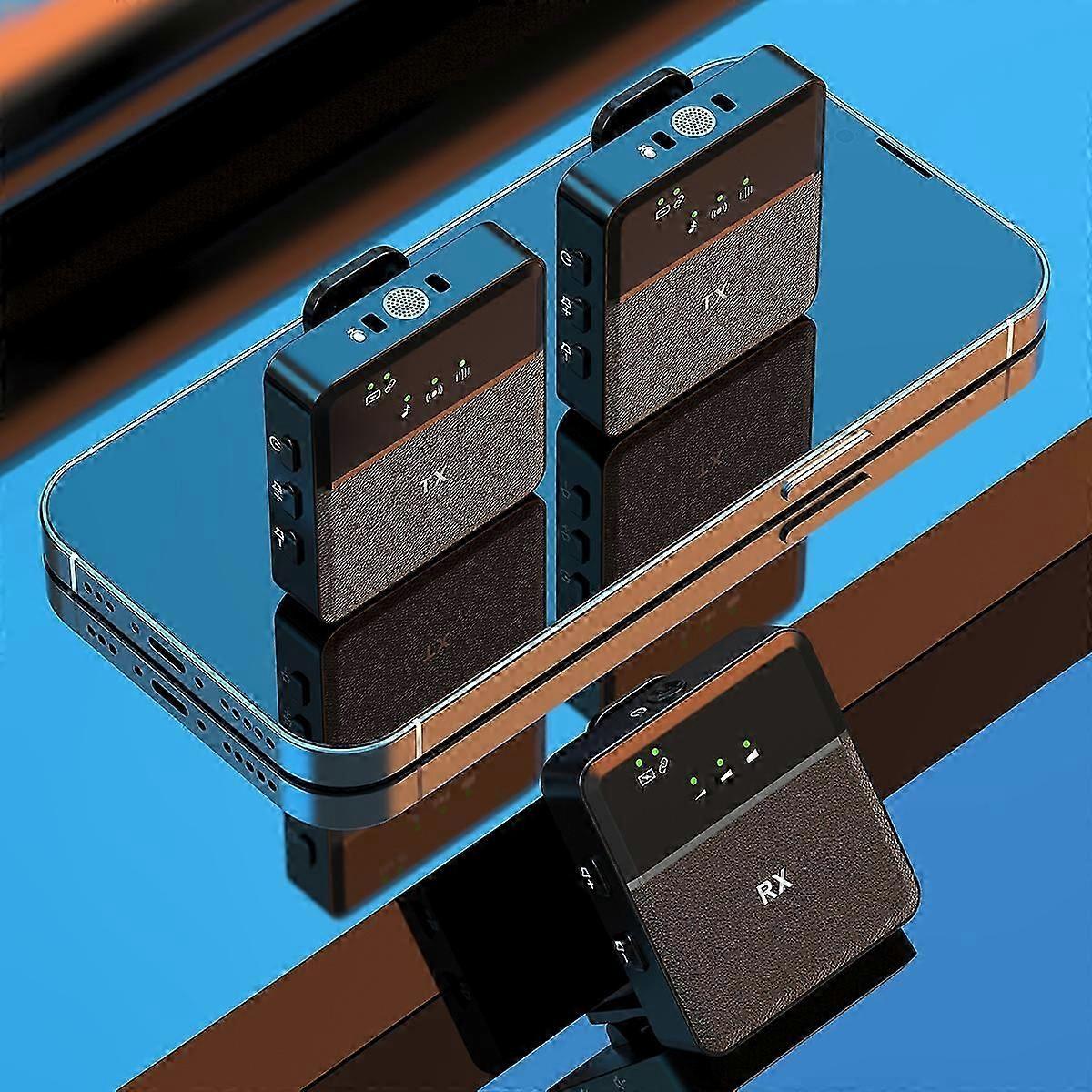 SX9 1 TX + 2 RX älykäs melunvaimennus Lavalier langaton mikrofoni