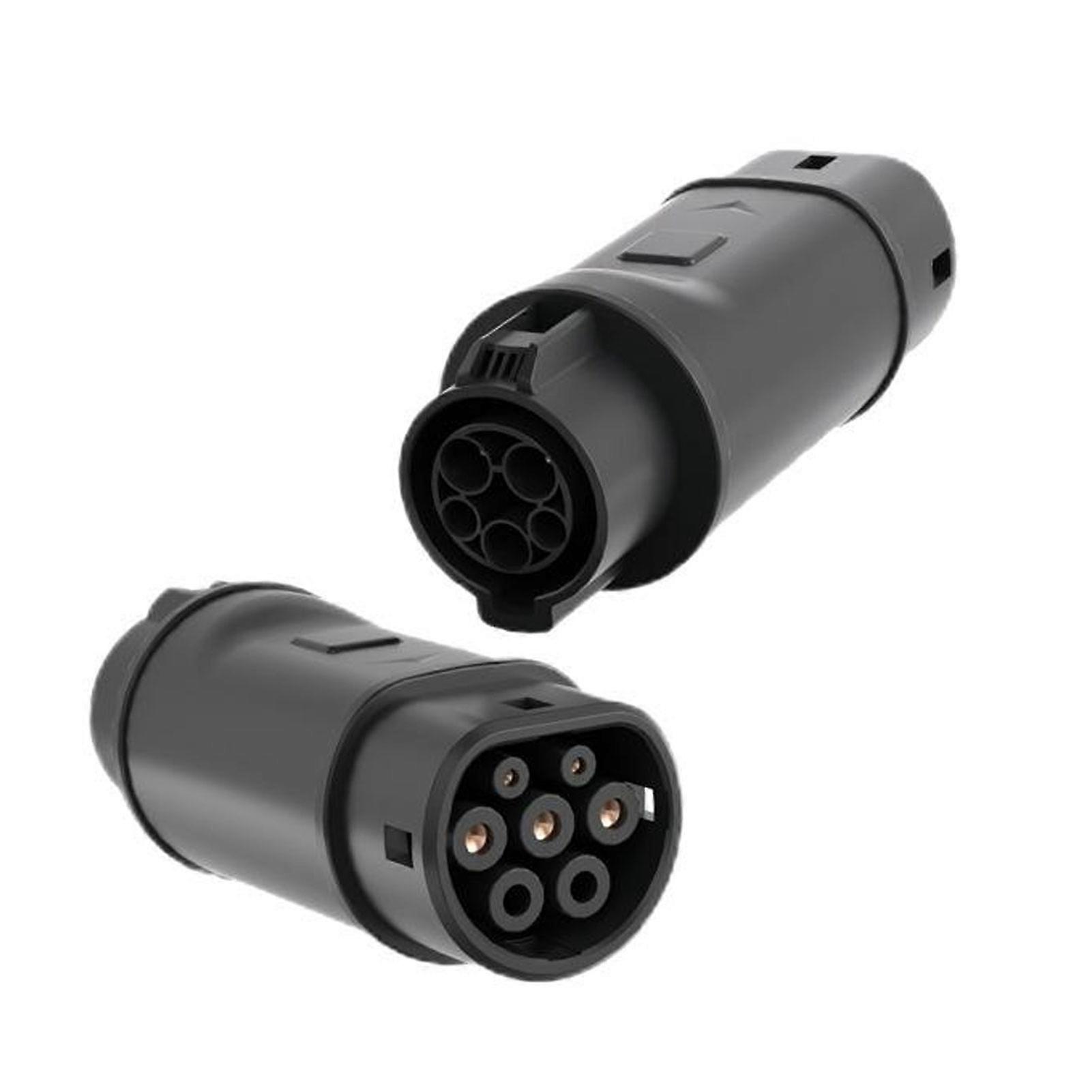 Adapter for ladestasjon for elbiler, adapter for 16A/32A 1P/3P 3,5KW/7,2KW ladestasjon for elbiler, slitesterk