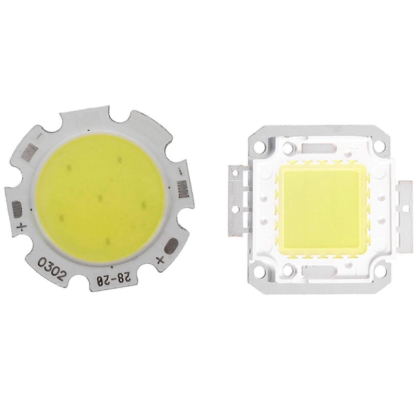 1 Stück 3w Cob High Power Lampe Perle LED Chip Tag Weiß & 1 Stück quadratische Form Weiß DC Licht Lampe Cob S