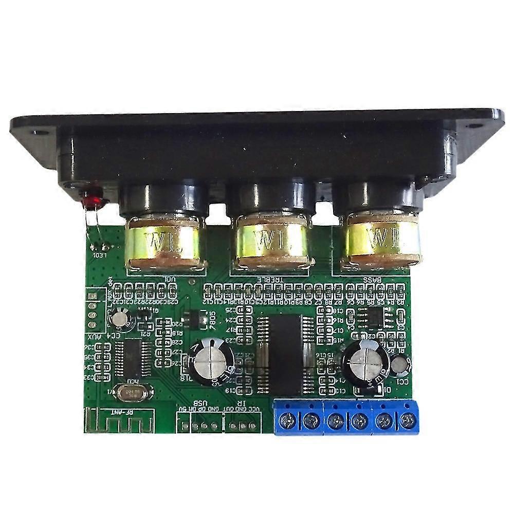 Mini Bluetooth 5.0 Amplifier Stereo 2x26w 8 Ohm Speaker Sound Amplifier Treble Tone Adjustment Home