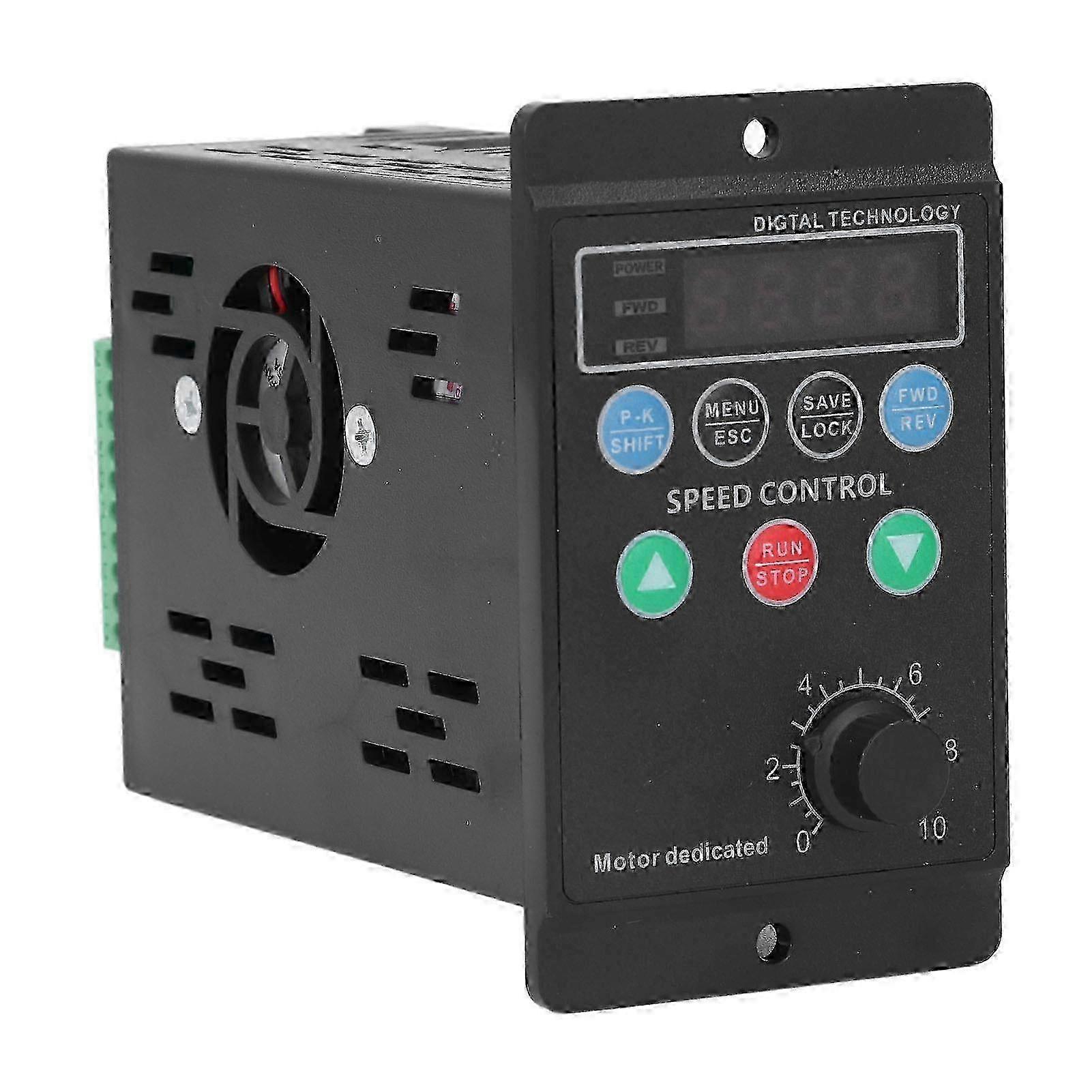 Small Variable Frequency Drive 60W 1PH 176-264V Input 3PH 0-220V Output LED Display Motor Fan Pump Frequency Converter