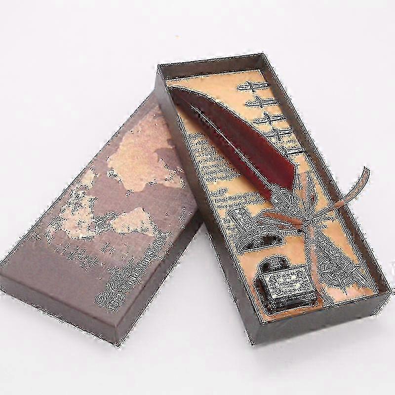 خمر ريشة القلم، مجموعة القلم، الأعمال هدية ريشة تراجع القلم