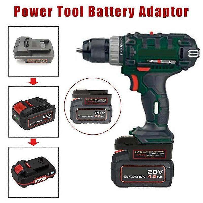 Battery Adapter for Devon 20V Li-ion Convert to for Parkside 20V Power Tools