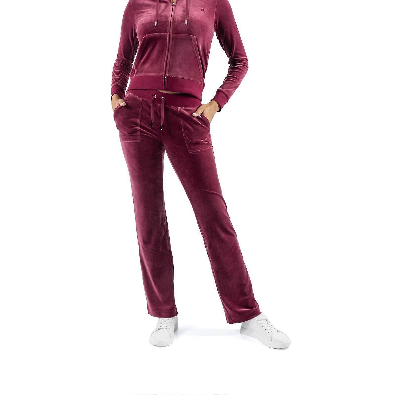 Juicy Couture Del Ray Pant Polyester Women's Red Joggers