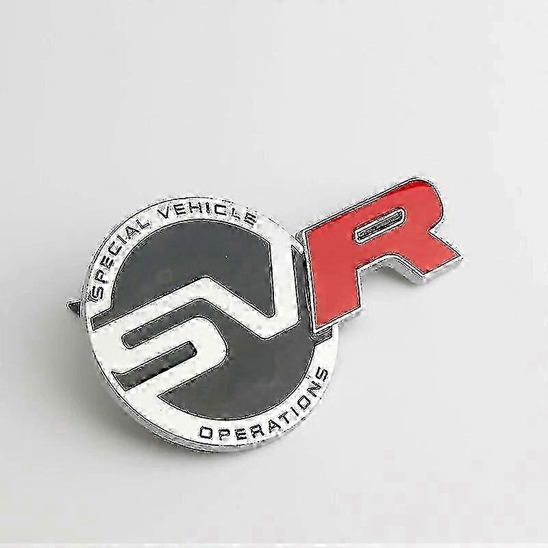 3d Metalowe litery logo Svr Tylny błotnik bagażnika Emblemat Naklejka dla Range Rover Sport L494 Evoque Svr Naklejka Akcesoria