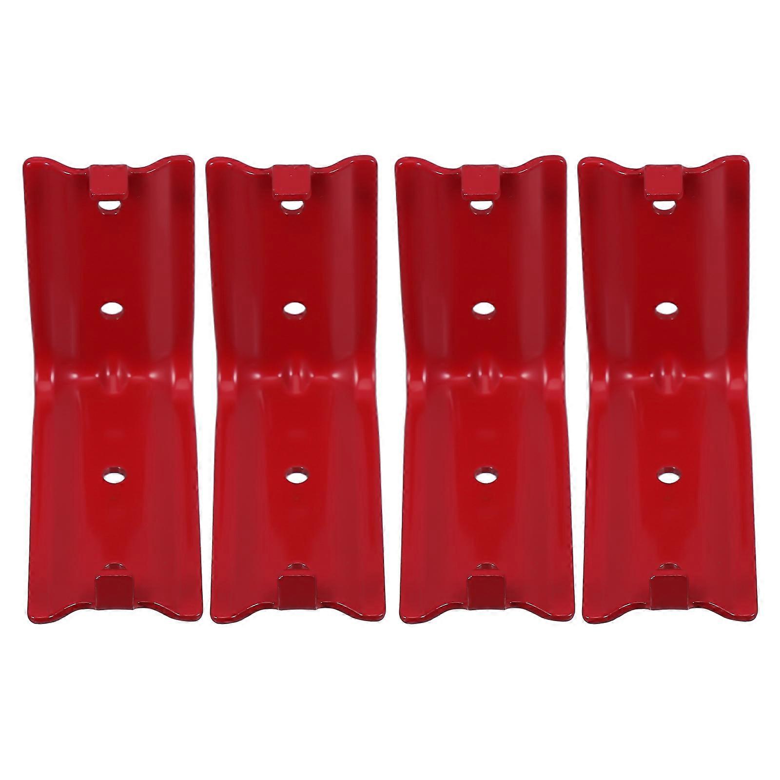 Fire Extinguisher Wall Mount Brackets for 4Set Heavy Duty Hooks